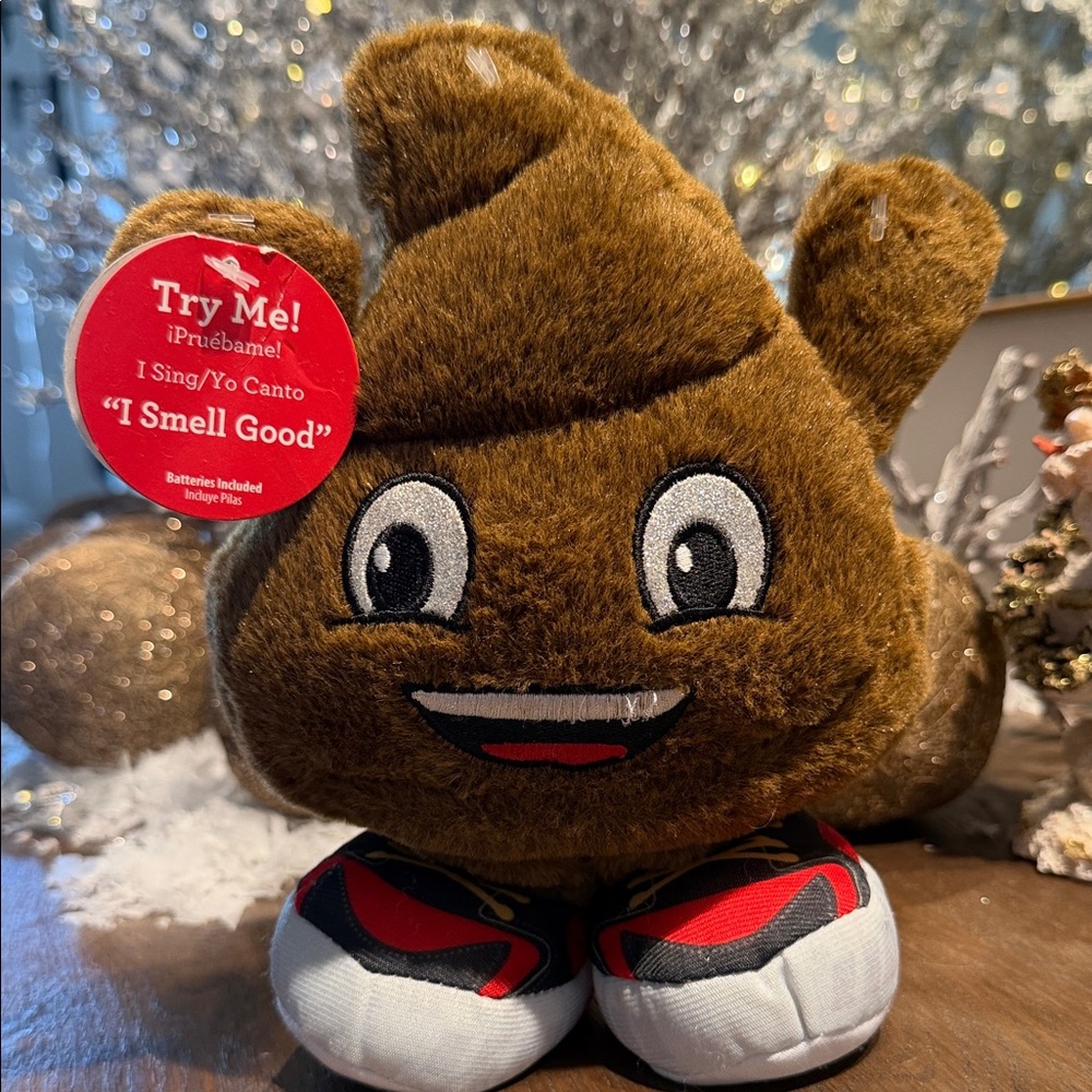Singing “ I Smell Good “ Plush Emoji Toy watch video